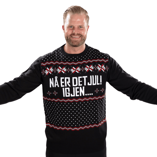Hovedbilde Julegenser, Unisex, Nå er det jul. Igjen.