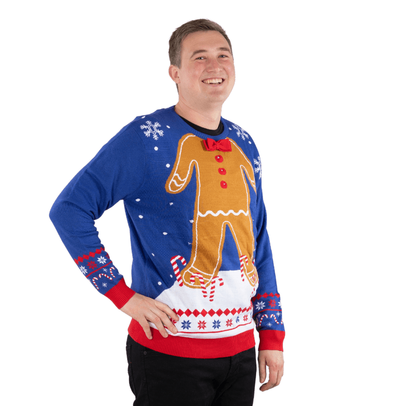 Julegenser, Unisex, Pepperkakemann