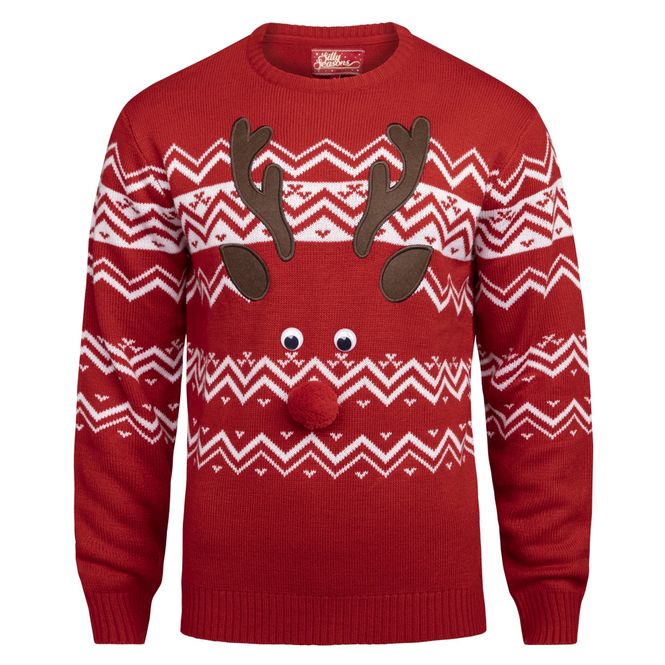 Hovedbilde Julegenser, Unisex, Reinsdyr med nese