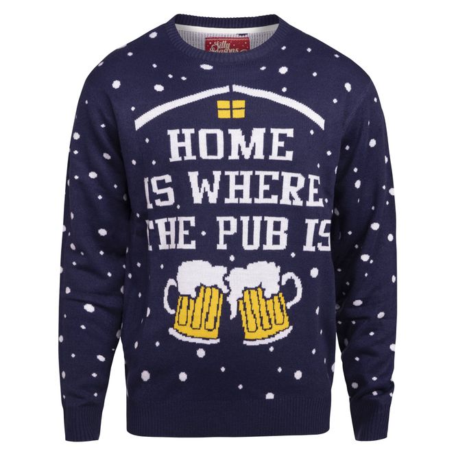 Hovedbilde Julegenser, Unisex, Home Is Where The Pub Is